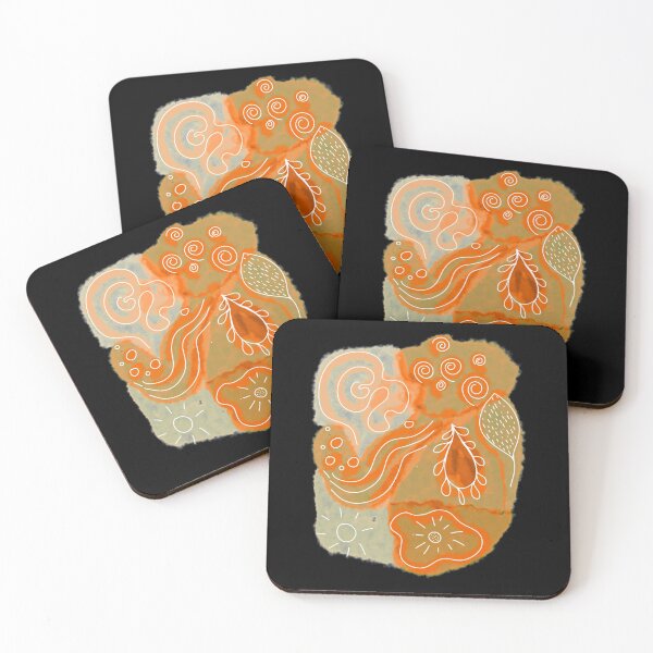 Item preview, Abstract Watercolor Orange designed and sold by AOCreativeProd.