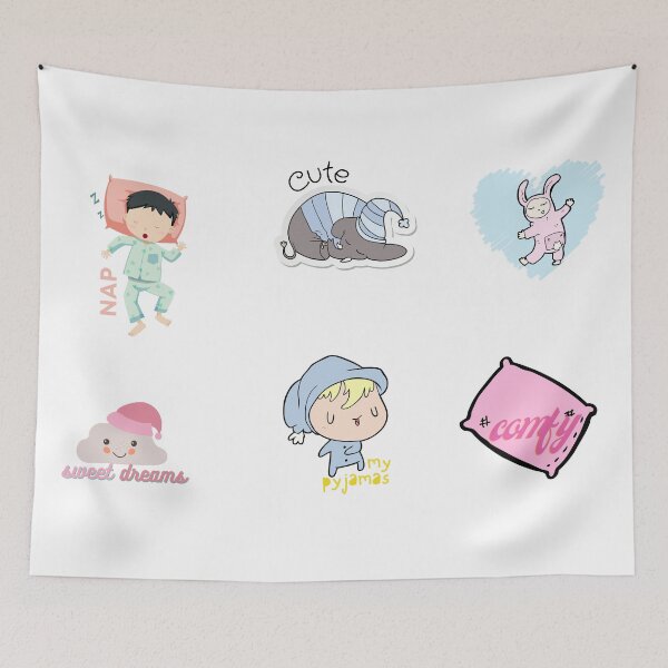 Item preview, Nap Cute Baby sticker pack designed and sold by Schuva.