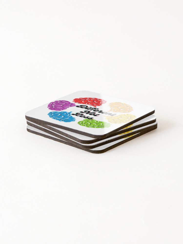 Thumbnail 4 of 5, Coasters (Set of 4), Different, Not Less designed and sold by Kweitbrecht.