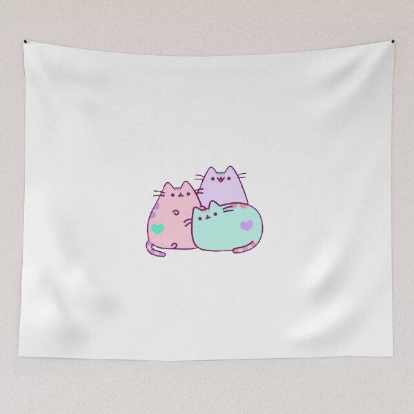 Item preview, Three kawaii pastel cats pretty animal designed and sold by HappyDays-.