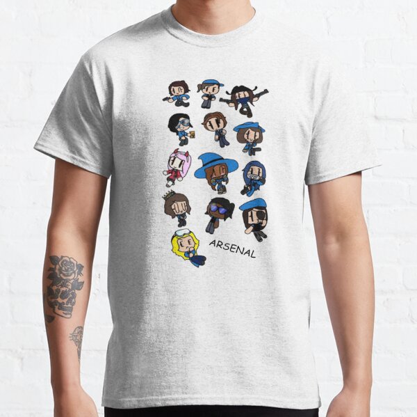 Roblox Arsenal T Shirts Redbubble - t shirt de panda roblox