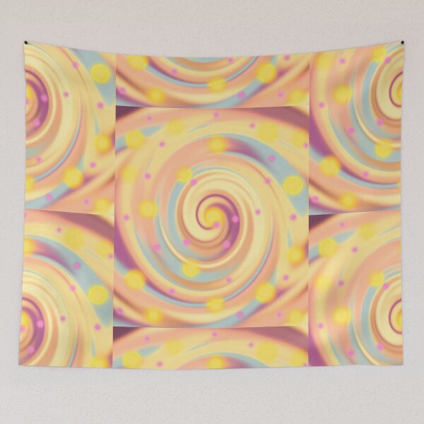 Item preview, Sweet Strawberry Lollipop - abstract vortex designed and sold by zazuzanta.