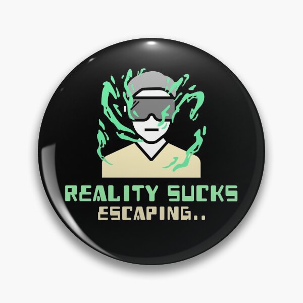 Item preview, Retro Isekai Reality Sucks Escaping To Virtual Gaming World designed and sold by WPahat.