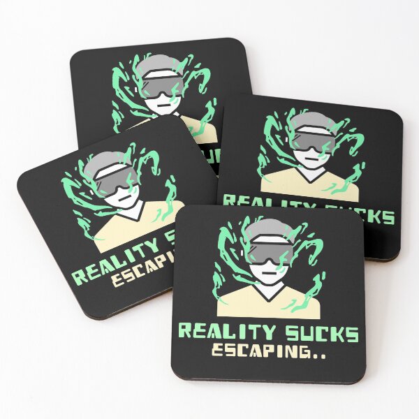 Item preview, Retro Isekai Reality Sucks Escaping To Virtual Gaming World designed and sold by WPahat.