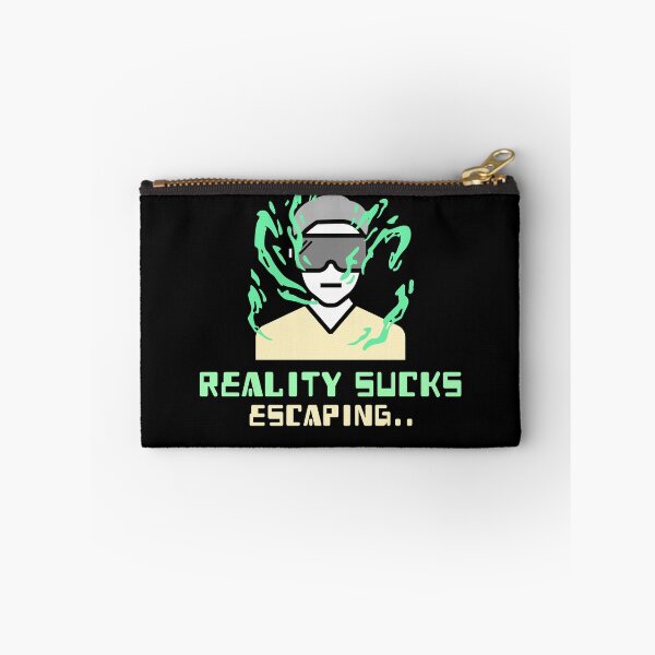 Item preview, Retro Isekai Reality Sucks Escaping To Virtual Gaming World designed and sold by WPahat.