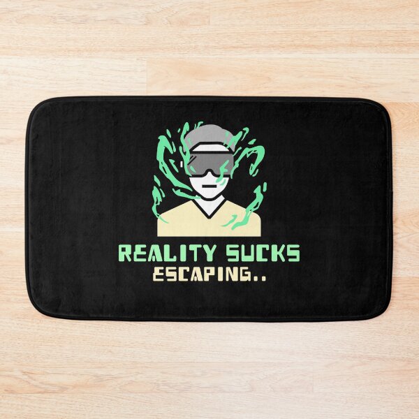 Item preview, Retro Isekai Reality Sucks Escaping To Virtual Gaming World designed and sold by WPahat.