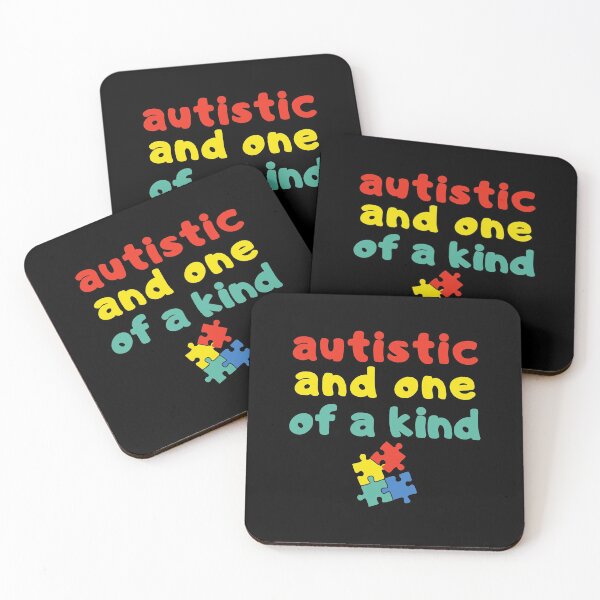 Item preview, Autistic and One of a Kind Awareness Heart Colorful Shirt Pride Autistic Adhd Aspergers Down Syndrome Cute Funny Inspirational Gift Idea designed and sold by EpsilonEridani.