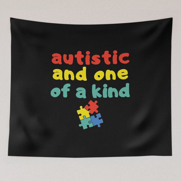 Aperçu de l'œuvre Autiste et unique en son genre de conscience coeur chemise colorée fierté autiste Adhd Aspergers trisomie 21 mignon drôle idée cadeau inspirante créée et vendue par EpsilonEridani.