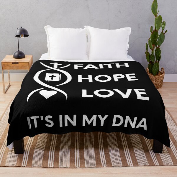 Item preview, Faith Hope Love in my DNA designed and sold by ChristianLife.