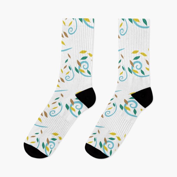 Item preview, Design of a swirl of colorful leaves flying through the air in autumn designed and sold by Martapp.