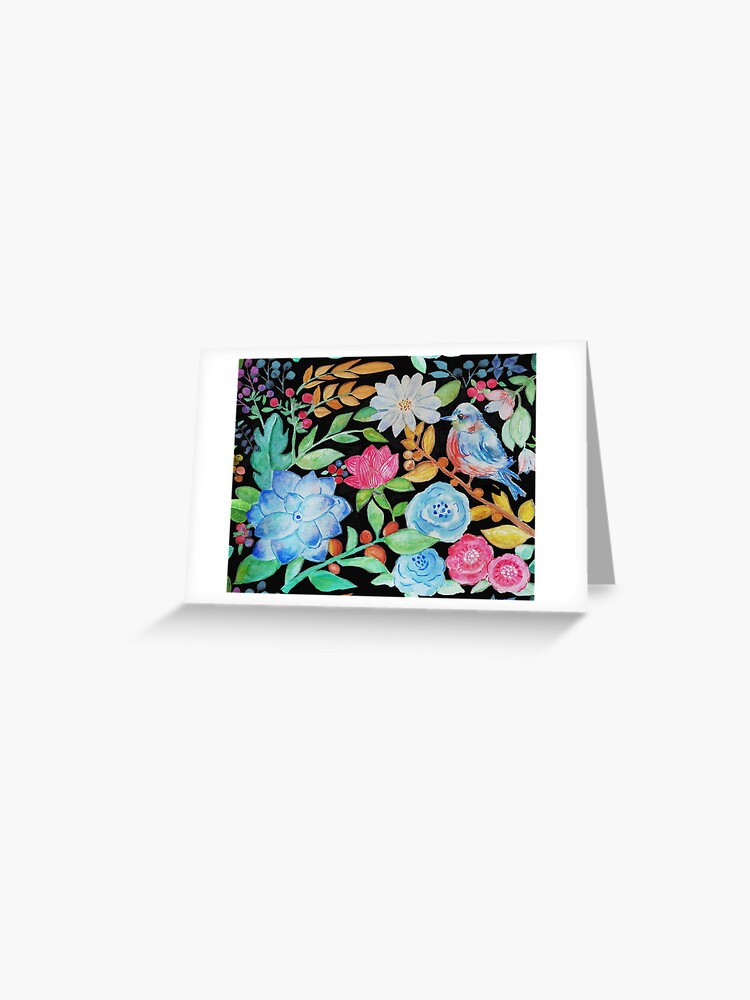 Imagen 1 de 2, Tarjetas de felicitación con la obra Colores de la naturaleza tropical , diseñada y vendida por bertelv.