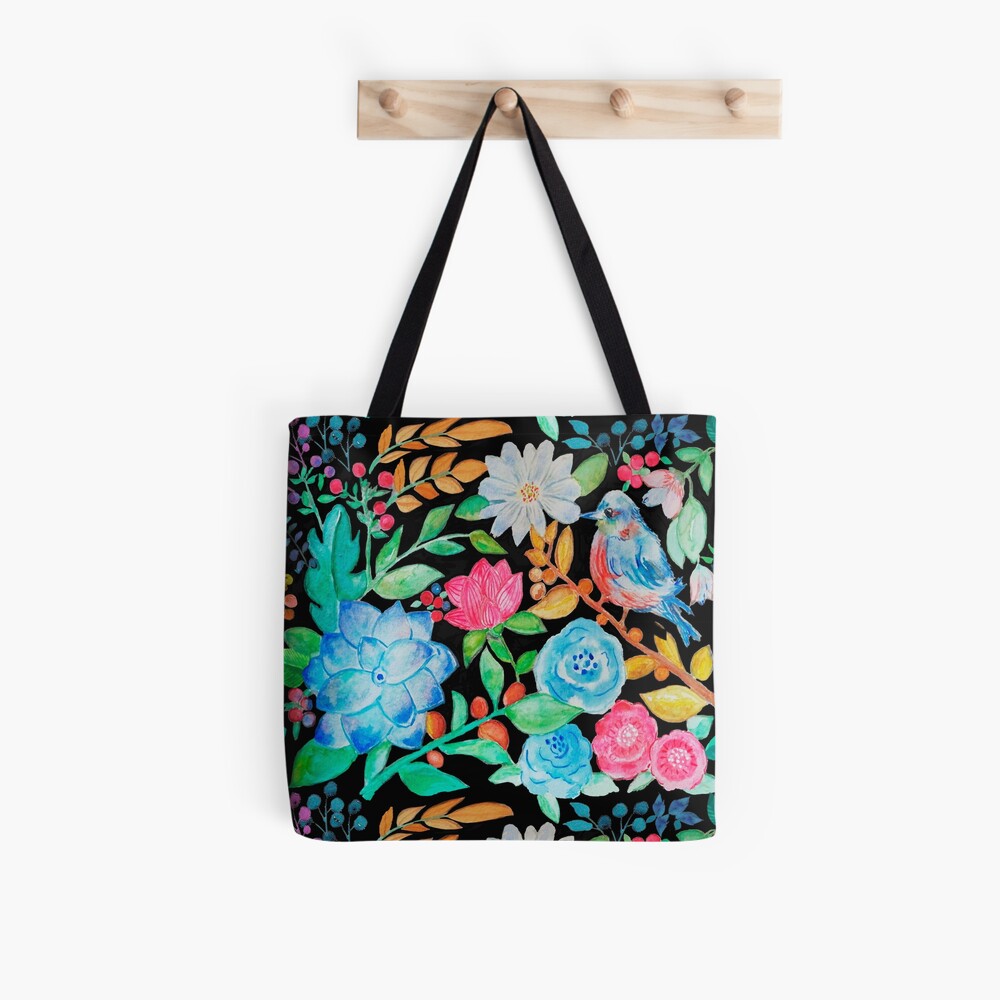 Vista previa del artículo con la obra «Bolsa estampada de tela», diseñado y vendido por bertelv.