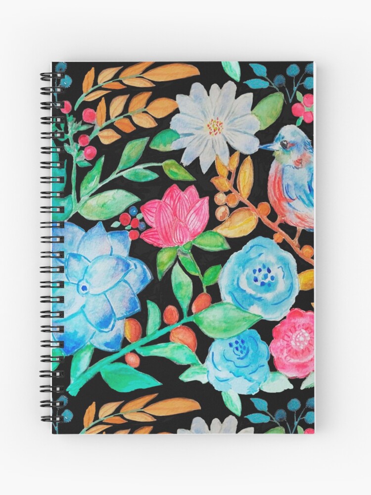 Imagen 1 de 3, Cuaderno de espiral con la obra Colores de la naturaleza tropical , diseñada y vendida por bertelv.
