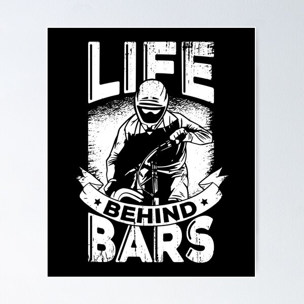 Item preview, Life Behind Bars MTB Bicycle Mountainbiker Gift designed and sold by Marcid95.