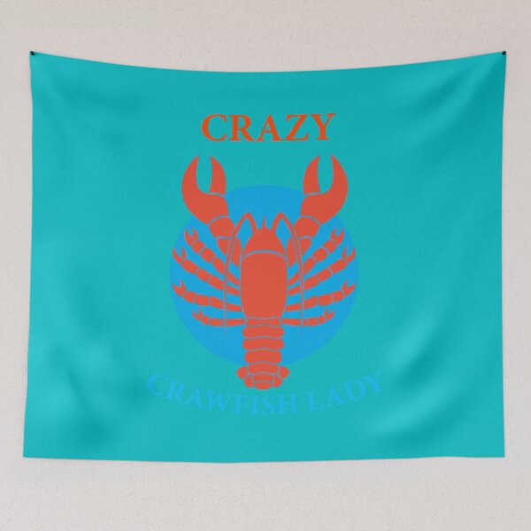 Item preview, Crazy Crawfish Lady designed and sold by hicham4you.