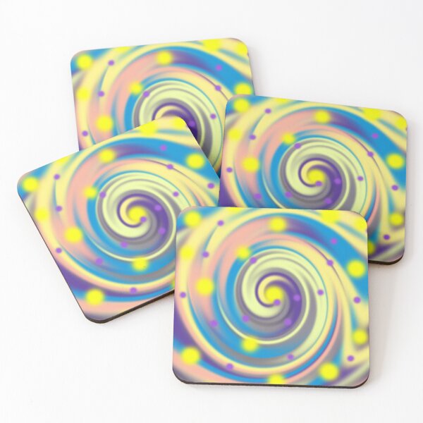 Item preview, Sweet Blueberry Lollipop - abstract vortex designed and sold by zazuzanta.