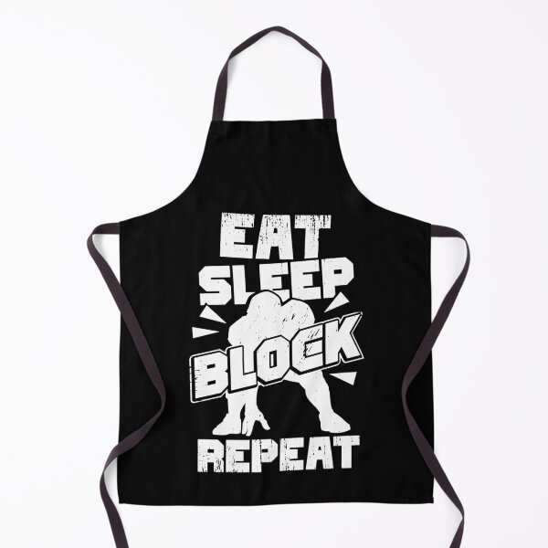 Item preview, Eat Sleep Block Repeat Offensive Lineman Gift designed and sold by Marcid95.