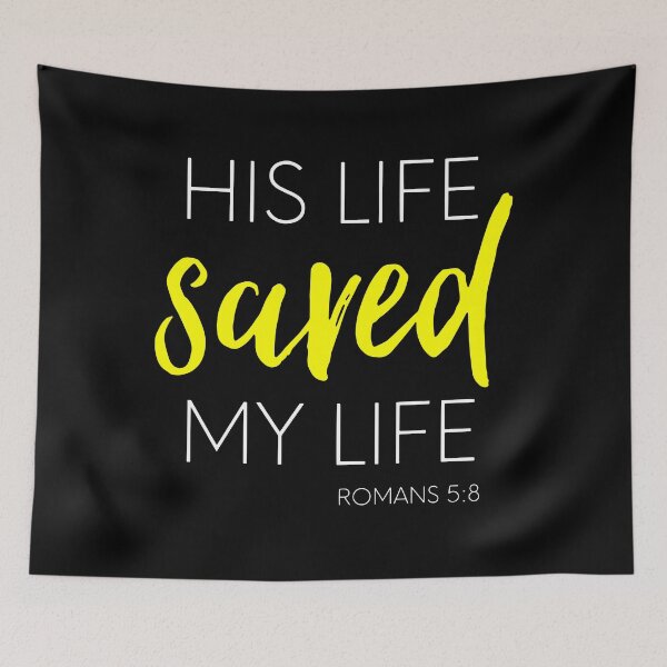 Item preview, His Life Saved My Life designed and sold by ChristianLife.