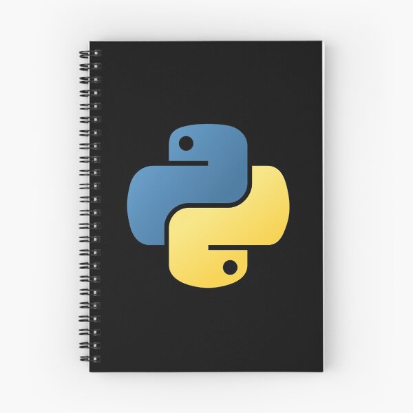 Item preview, Official Python logo black designed and sold by DevdForDevs.