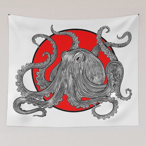 Item preview, Octopus, Cthulhu, H P Lovecraft designed and sold by manderlaydreams.