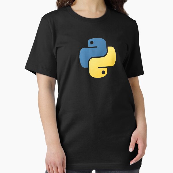 Item preview, Official Python logo black designed and sold by DevdForDevs.