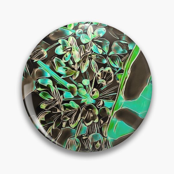 Item preview, Floralburst Green Highlights designed and sold by Capuletdesigns.
