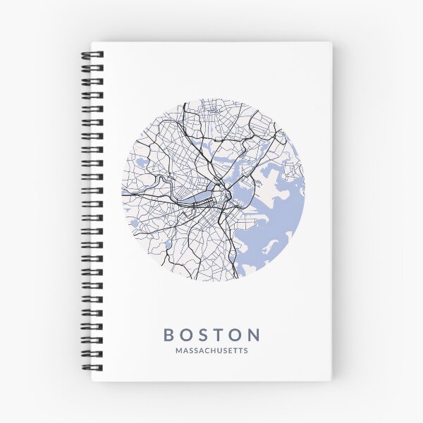 Item preview, Boston City Map designed and sold by BlueRoosterMaps.
