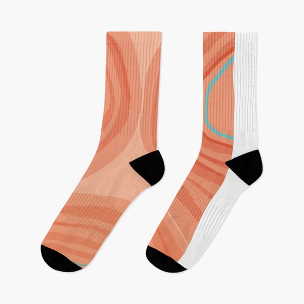 Item preview, Abstract red and orange rainbows designed and sold by AubeGoulet.