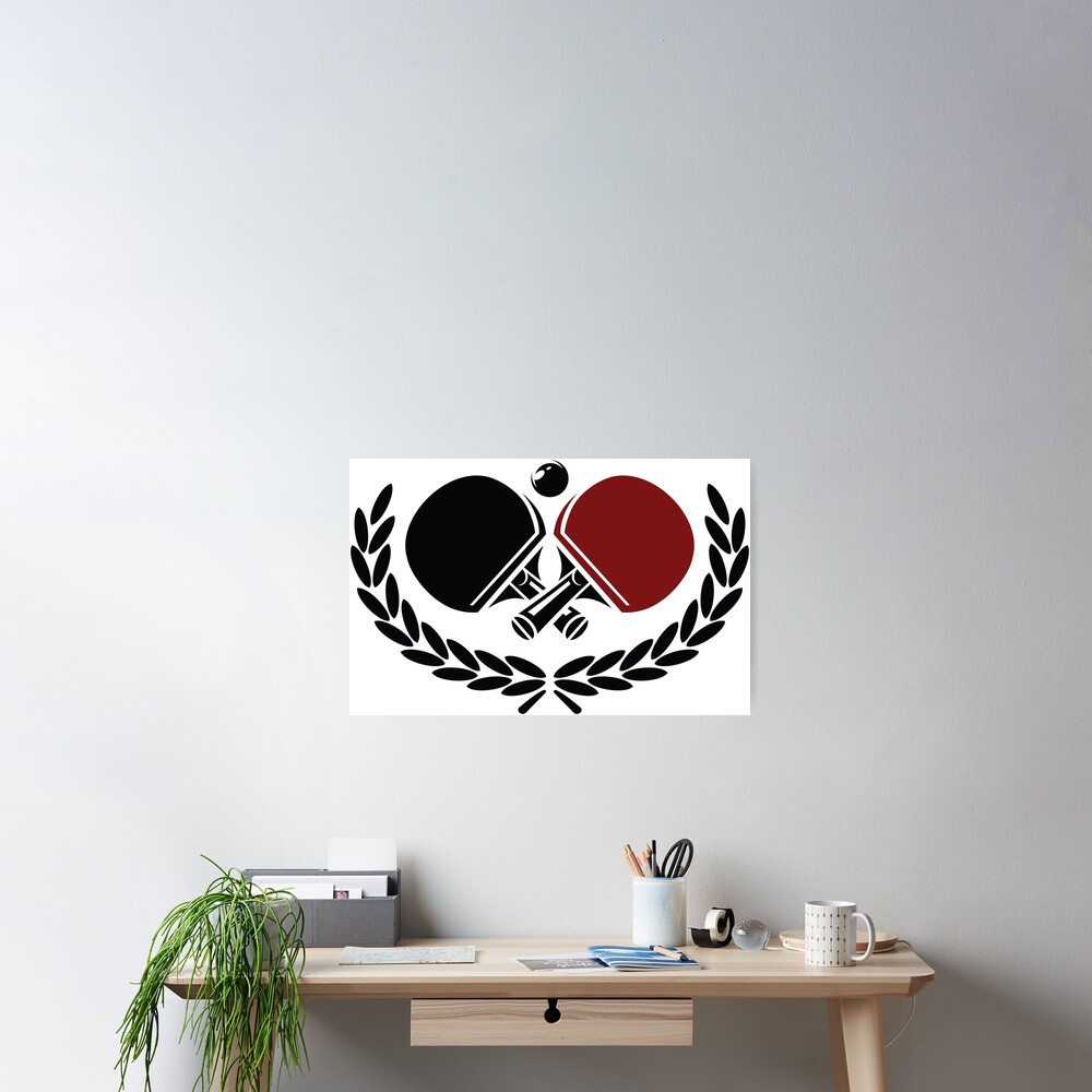 Table tennis logo Poster