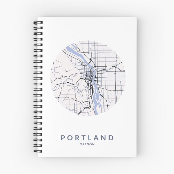 Item preview, Portland City Map designed and sold by BlueRoosterMaps.