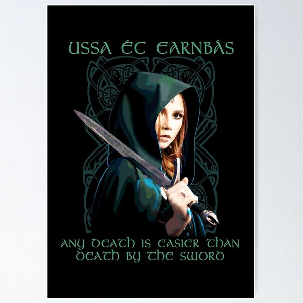 Item preview, Any Death is Easier Than Death by the Sword, Gaelic Proverb, Celtic Wisdom, Irish Proverb Design designed and sold by Proverbial Wisdom Design.