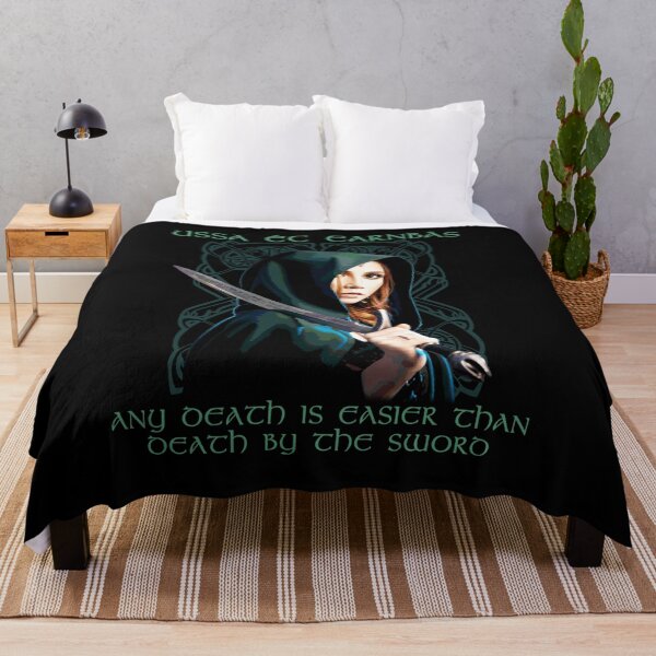 Item preview, Any Death is Easier Than Death by the Sword, Gaelic Proverb, Celtic Wisdom, Irish Proverb Design designed and sold by Proverbial Wisdom Design.