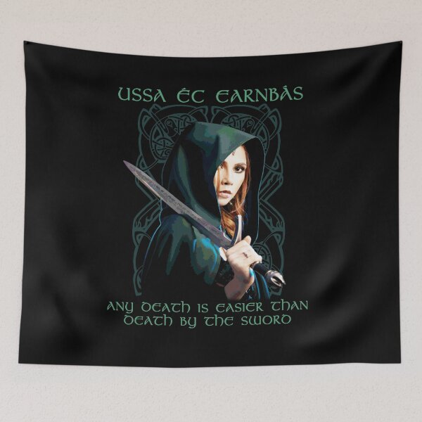 Item preview, Any Death is Easier Than Death by the Sword, Gaelic Proverb, Celtic Wisdom, Irish Proverb Design designed and sold by Proverbial Wisdom Design.