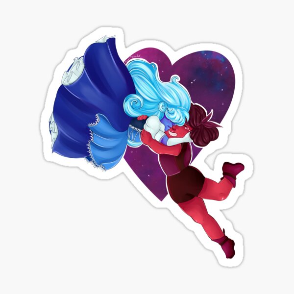 Steven universe Ruby and Sapphire Sticker