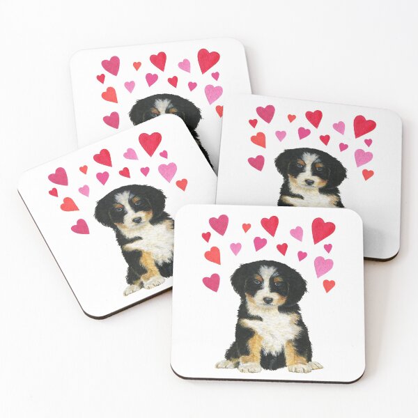 Item preview, Bernedoodle Hearts designed and sold by elameladesigns.