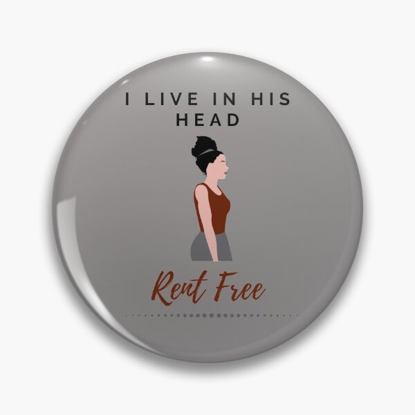 Item preview, I Live In His Head Rent Free designed and sold by SoundConvo.