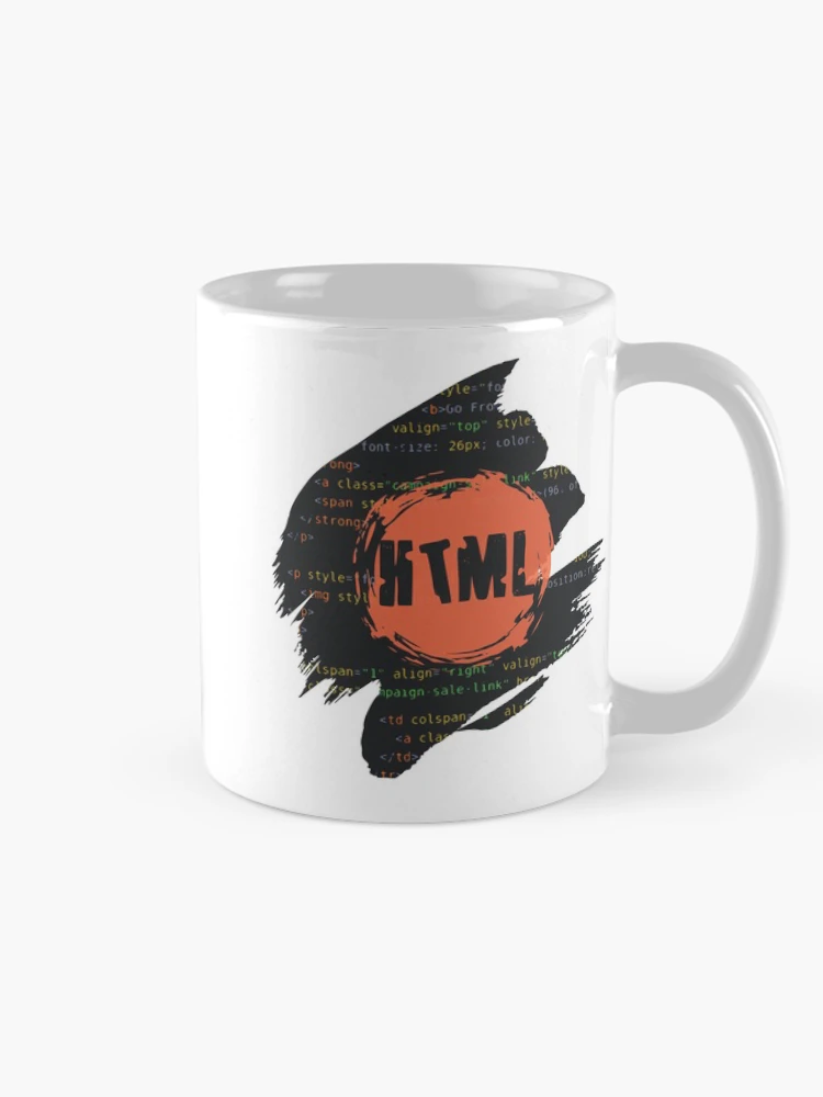 Thumbnail 3 of 6, Coffee Mug, HTML version 2.0 designed and sold by DevdForDevs.