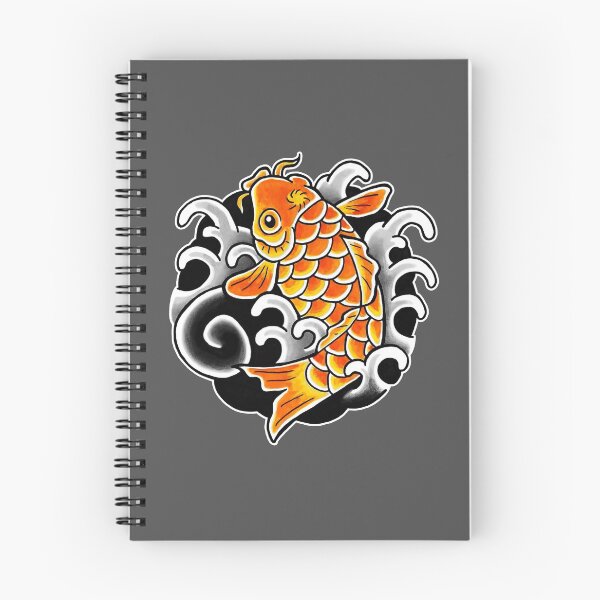 Item preview, Japanese Koi fish between the waves designed and sold by ericnoseli.