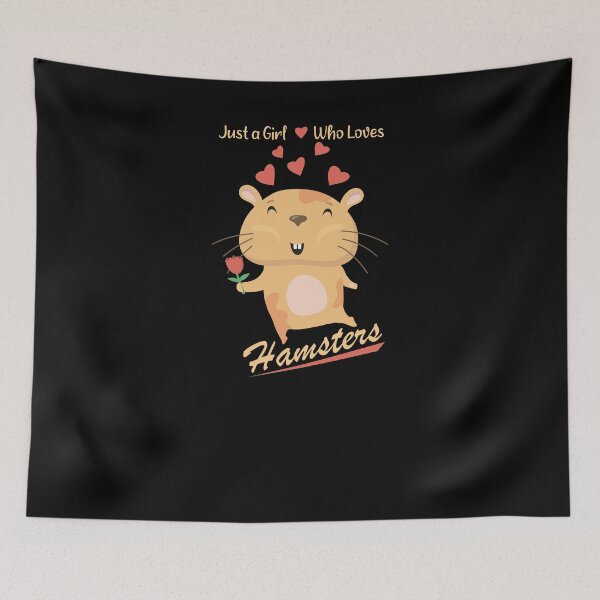 Item preview, Funny Hamster Just a Girl Who Loves Hamsters designed and sold by thiag-o.