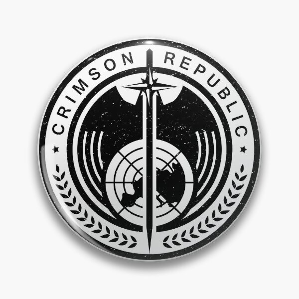 Item preview, Crimson Republic Patch designed and sold by BadCatDesigns.