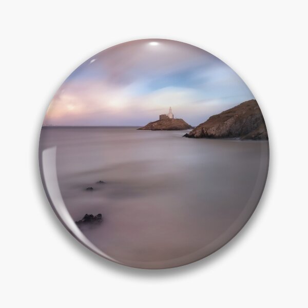 Item preview, Sunset on Mumbles lighthouse designed and sold by Leighton Collins.