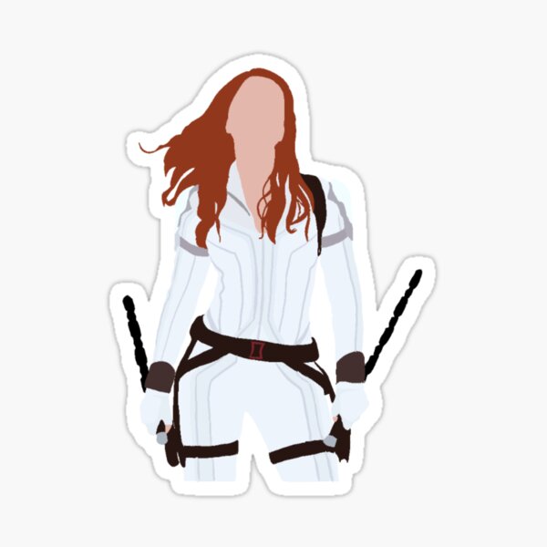 Natashas weißer Witwenanzug Sticker