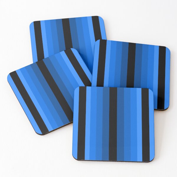 Item preview, Blue Black Stripes designed and sold by Wishmi Lucky.