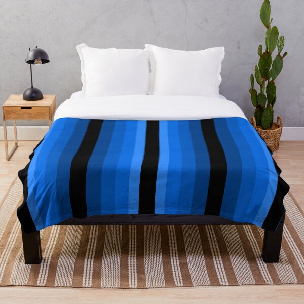 Artikelvorschau, Blaue schwarze Streifen entworfen und verkauft von Wishmi Lucky.