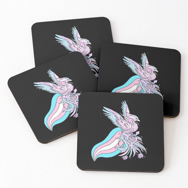 Item preview, Trans Phoenix LGBT Transgender Pride Flag designed and sold by LGBTQIA + Proud.