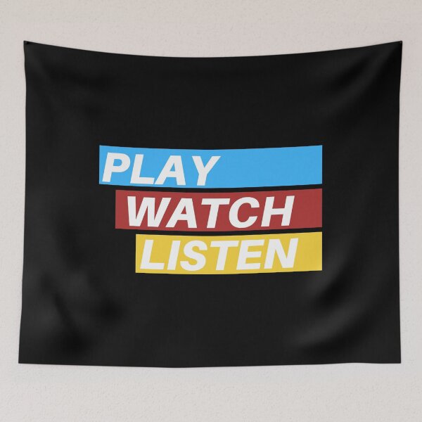 Item preview, Juega, mira, escucha designed and sold by TheStyleShop.