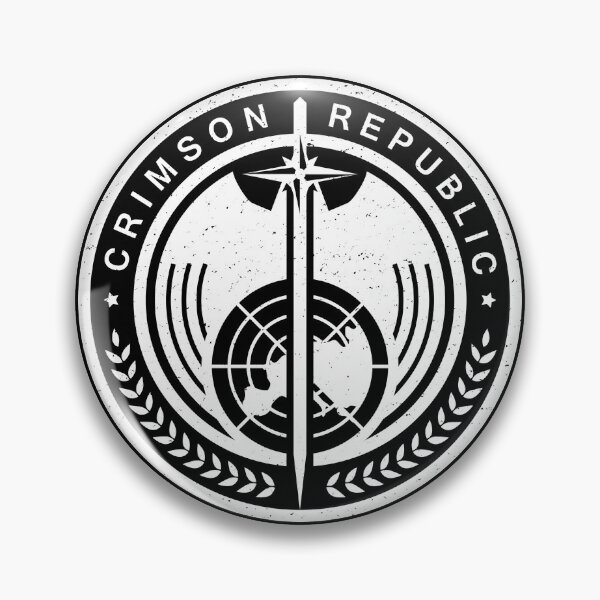 Item preview, Crimson Republic Patch designed and sold by BadCatDesigns.