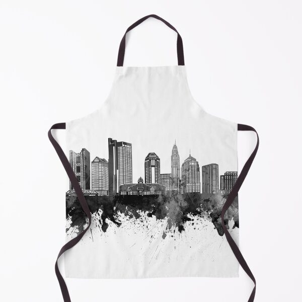Item preview, columbus skyline bw designed and sold by BekimART2.