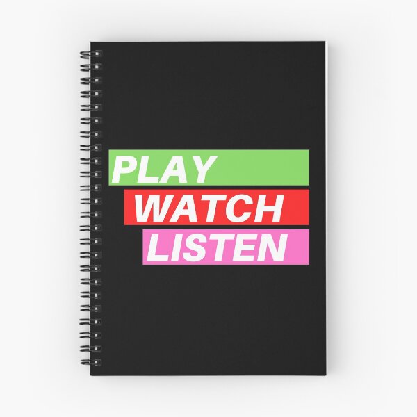 Item preview, Play, Watch, Listen designed and sold by TheStyleShop.