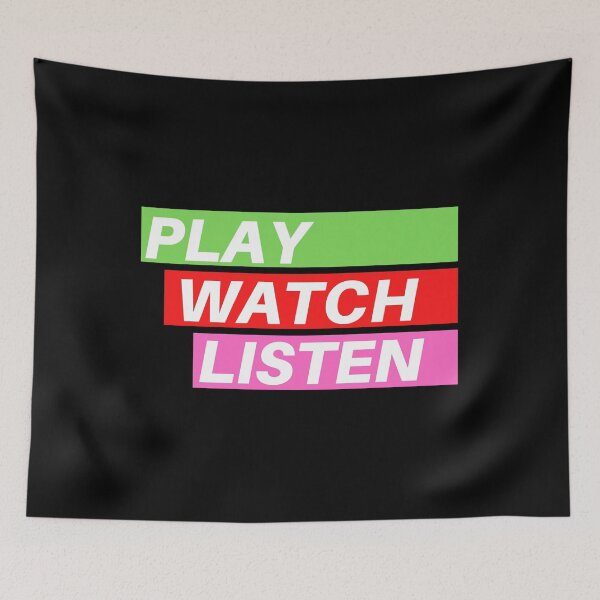 Item preview, Juega, mira, escucha designed and sold by TheStyleShop.